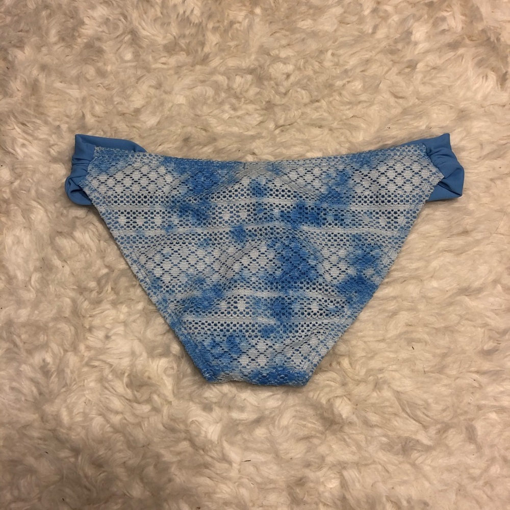 Aerie Blue and White Tie Die Bathing Suit Bottom - Picture 2 of 4